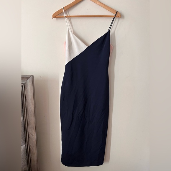 CUSHNIE ET OCHS Leah Colorblock Dress - Size 4 - Picture 2 of 11